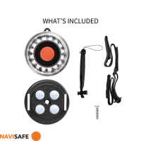 Navisafe Navilight 360° weiß LED-Leuchte mit Magnet-Basis