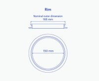 Kajaksport Hatch Rim 15cm