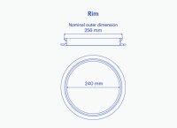 Kajaksport Hatch Rim 24cm